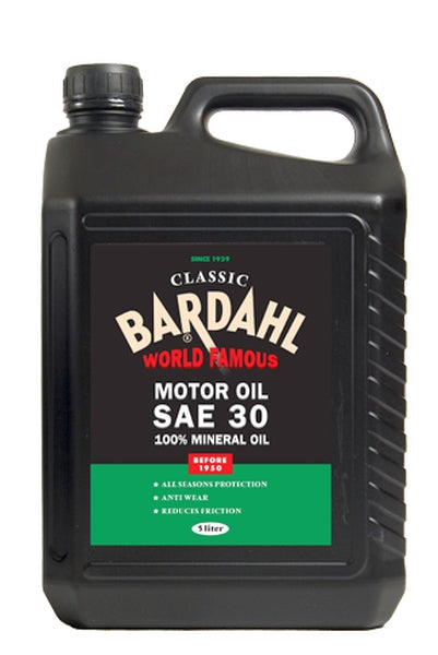 Bardahl Motorolie SAE 30 Single Grade Classic-Motorolie-SkanOil