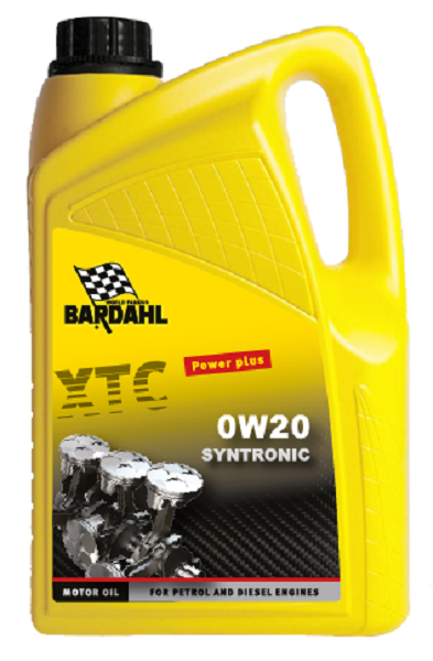 Bardahl Motorolie XTC 0W20 Syntronic LL 5 ltr.