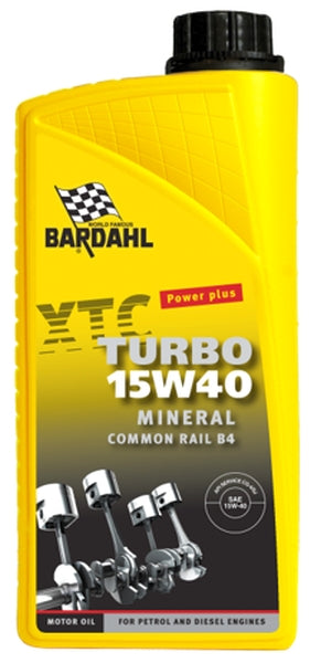 Bardahl Motorolie XTC 15W/40 Turbo ( Mineralsk baseret )-Motorolie-SkanOil