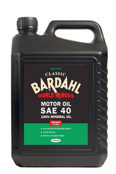 Bardahl Motorolie SAE 40 Single Grade Classic-Motorolie-SkanOil