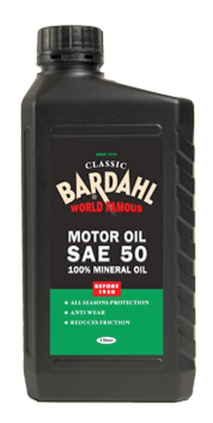 Bardahl Motorolie SAE 50 Single Grade Classic-Motorolie-SkanOil