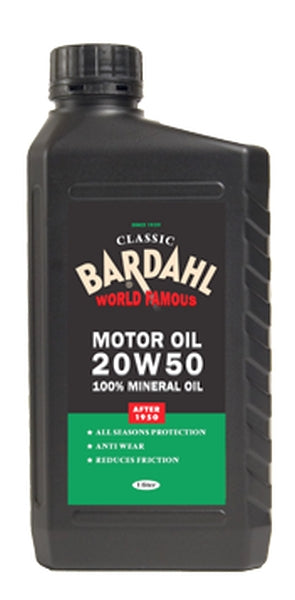 Bardahl Motorolie SAE 20W50 Single Grade Classic-Motorolie-SkanOil