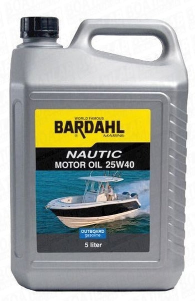 Bardahl Nautic 25W/40 In/Outbord 4-takts olie.-Marine-SkanOil