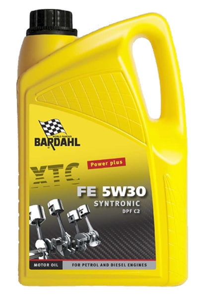 Bardahl Motorolie XTC FE 5W/30 C2 Synthronic 5 ltr.-Motorolie-SkanOil