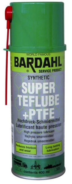 Bardahl Syntetisk Super Teflube +PTFE (teflon) 400 ml. - SkanOil